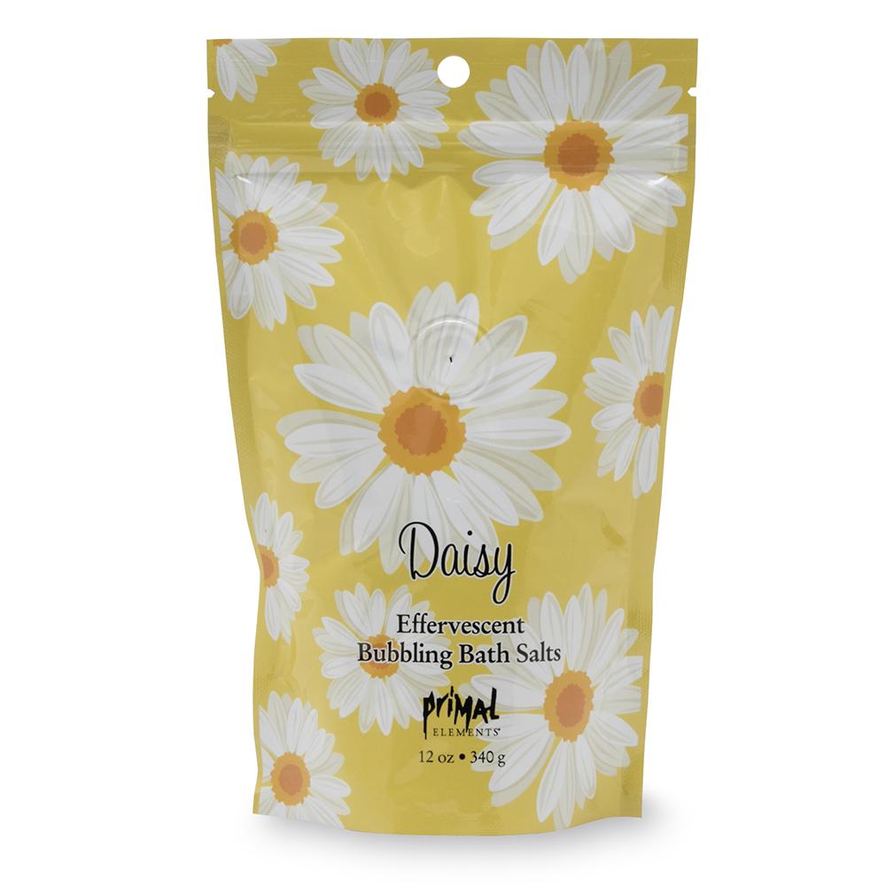 Bubbling Bath Salt - DAISY (3-PACK) — Primal Elements Wholesale