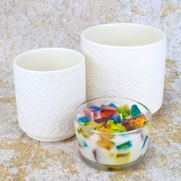 2-Wick Color Bowl Candle - CUPCAKE (3-PACK)